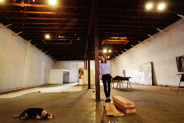 Front room of studio